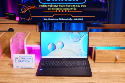 ASUS VIVOBOOK 15 i3-1115G4 Ram8 SSD512 จอ15.6 HD สเปคทำงาน แป้นตัวเลขแยก ราคาเพียง 7,999.-เท่านั้น