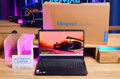 (ของใหม่)Lenovo IdeaPad Gaming3 Ryzen5-5600H RTX3050Ti(4GB) Ram8 SSD512 จอ15.6 120Hz สเปคเล่นเกมส์ เครื่องสวย คีย์บอร์ดไฟRGB ขายเพียง 16,990.-