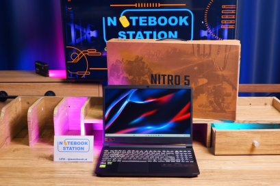 Acer Nitro 5 Ryzen7-5800H RTX-3050(4GB) Ram16 SSD512 จอ15.6 144Hz คีย์บอร์ดไฟRGB สเปคสูง เครื่องสวยอุปกรณ์ครบกล่อง ขายเพียง 18,500 .-