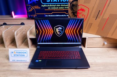 MSI GF76 Katana 17 i7-11800H RTX-3070(8GB) RAM24 SSD512 จอ17.3 FHD 144Hz จอใหญ่ สเปคสูง คีย์บอร์ดไฟสีแดง เครื่องพร้อมใช้งานขายเพียง 21,900.-