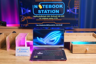 Asus ROG Strix G15 Ryzen9-5900HX Ram32 RTX-3050Ti(4GB) SSD512 จอ15.6 FHD 144Hz เกมมิ่งสเปคสูง มีไฟRGBแบบจัดเต็ม เครื่องสวยพร้อมใช้งาน ขายเพียง 26,990.-