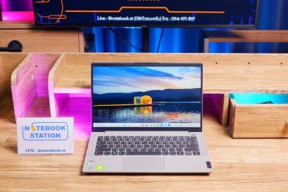(โน๊ตบุ๊คมีตำหนิขายถูกประกันร้าน15วัน)Lenovo IdeaPad 5 i5-1035G1 การ์ดจอแยกMX350(2GB) Ram8 SSD512 จอ14 FHD IPS คีย์บอร์ดมีไฟ ดีไซน์บางเบา ขนาดเหมาะพกพา ขายถูกเพียง 6,890.- แถมเมาส์ใฟ้ฟรี