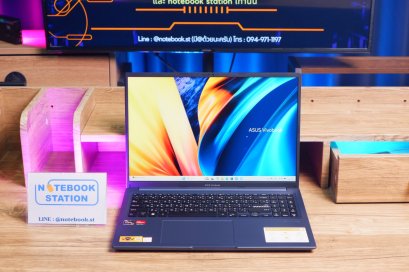 Asus Vivobook 16 Ryzen5-5600H Ram8 SSD512 จอ16 FHD สเปคดี หน้าจอใหญ่ เครื่องบางเบา ราคาเพียง 10,900.-พร้อมประกันศูนย์