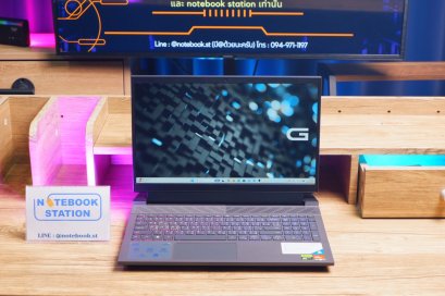 DELL G15 Gaming Ryzen5-7640HS RTX3050(6GB) Ram16 SSD512 จอ15.6 120Hz สเปคเกมมิ่ง คีย์บอร์ดไฟRGB4โซน ประมวลผลไว พร้อมประกันศูนย์ เพียง 25,900.-