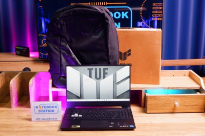 Asus TUF Gaming Dash F15 i5-12450H RTX-3050Ti(4GB) Ram16 SSD512 จอ15.6 144Hz เกมมิ่งสเปคสูง คียืบอร์ดไฟขาว ดีไซน์เรียบหรู วัสดุดี เครื่องพร้อมใช้งาน ขายเพียง 19,500.-