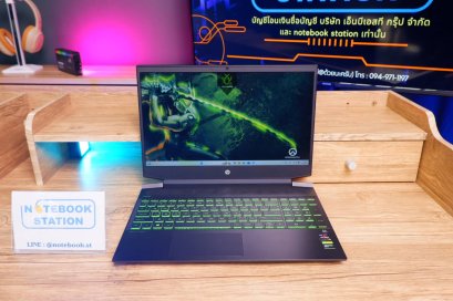 Hp Pavilion Gaming 15 Ryzen5-3550H Ram16 GTX1050 จอ15.6 FHD IPS 60Hz เครื่องสวย คีย์บอร์ดไฟสีเขียว ขายเพียง 9,490 .-พร้อมใช้งาน