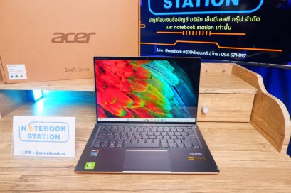 Acer Swift 14 i7-13700H Ram16 1TB M.2 จอ14 นิ้ว ความชัดระดับ2.5K sRGB100% ทัชสกรีนสเปคสูง น้ำหนักเบาเพียง 1.2KG เครื่องสวยครบกล่องมีประกันศูนย์2026 ขายเพียง 29,900.-พร้อมใช้งาน