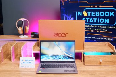 Acer Aspire 3 AMD Athlon Gold 7220U Ram4 SSD256 จอ15.6 FHD สเปคงานเอกสาร ใช้งานทั่วไป เครื่องสวยอุปกรณ์ครบกล่อง ขายเพียง 7,500.- พร้อมใช้งาน