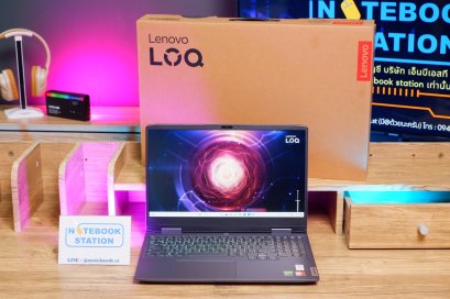(สินค้ามือหนึ่งแกะกล่อง)Lenovo LOQ Ryzen5-7640HS RTX3050(6GB) RAM16 SSD512 จอ15.6 FHD 144Hz 100%sRGB สเปคสูง ดีไซน์สวย เพียง 23,990 .- อุปกรณ์ครบกล่องพร้อมประกันศูนย์