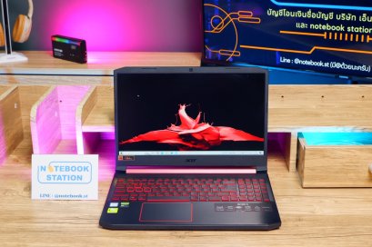 Acer Nitro 5 i5-9300H GTX1050(3GB) Ram8 SSD512 จอ15.6 FHD 144Hz สเปคเล่นเกมส์ คีย์บอร์ดไฟสีแดง เครื่องพร้อมใช้งาน ขายถูกเพียง 8,890.-