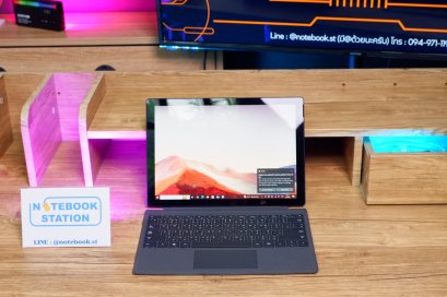 Microsoft Surface Pro7 ทัสกรีน ถอดจอได้ คีย์บอร์ดไฟ i5-1035G4 Ram8 SSD256 ขายเพียง 13,800.-