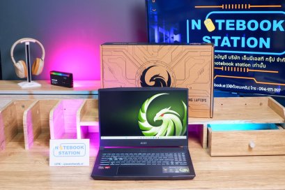 MSI Bravo 15 Ryzen5-7535HS RX6550M(4GB) Ram8 SSD512 จอ15.6 144 Hz เครื่องสวยสเปคเกมมิ่ง เพียง 19,990.- ครบกล่องพร้อมประกันศูนย์