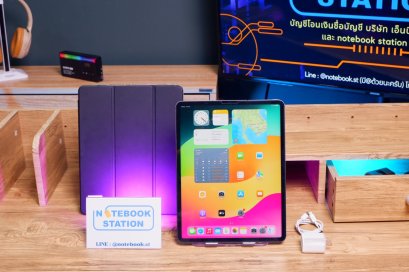 Apple iPad Pro 12.9(รุ่นที่ 5,2021) chip M1 wifi+Cullular 256GB จอ12.9นิ้ว หน้าจอใหญ่ เครื่องโดยรวมสวย สุขภาพแบตดี 91% ขายเพียง 23,500.-