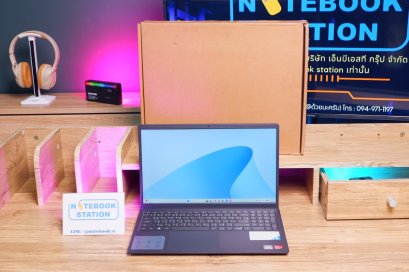 (ของใหม่)DELL Inspiron 15 3535 Ryzen5-7530U Ram16 SSD512 จอ15.6 FHD+ สเปคสูง ตัวเครื่องสวย ขายเพียง 14,990.- ครบกล่องพร้อมประกันศูนย์
