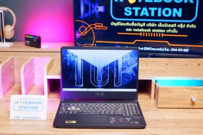 Asus TUF Gaming Ryzen5-3550H GTX-1650(4GB) Ram16 SSD512 จอ 15.6 Full HD 120Hz สเปคเกมมิ่ง คีย์บอร์ดRGBสวยๆ เครื่องพร้อมใช้งาน ขายถูกเพียง 9,500.-เท่านั้น