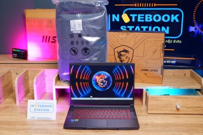 MSI GF63 Thin i5-12450H RTX-4050(6GB) Ram16 SSD512 จอ15.6 144Hz สเปคสูง ไฟคีย์บอร์ดสีแดง เครื่องสวย อุปกรณ์แท้ครบกล่อง พร้อมใช้งาน ขายเพียง 21,990.-