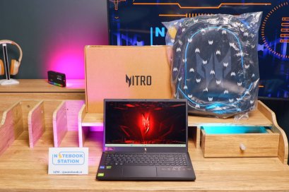 Acer Nitro V15 i5-13420H RTX3050(6GB) RAM16 SSD512 จอ15.6 FHD 165Hz สเปคสูง คีย์บอร์ดไฟสีขาว ดีไซน์สวย อุปกรณ์ครบกล่องพร้อมกระเป๋าเป้ เพียง 22,500 .-