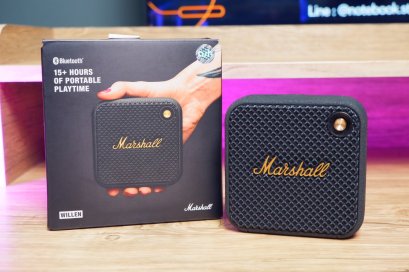 ลำโพงบลูทูธ Marshall Willen Black and Brass ครบกล่อง ราคาเพียง 3,190.-เท่านั้น
