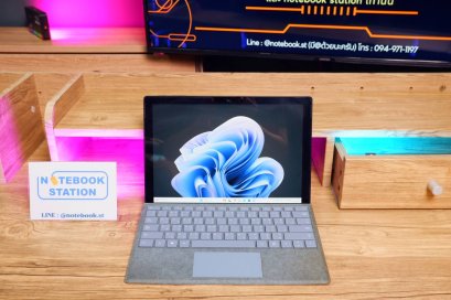 Microsoft Surface Pro7 ทัสกรีน ถอดจอได้ มีไฟใต้คีย์บอร์ด i5-1035G4 Ram8 SSD256 สเปคทำงานทั่วไป เครื่องเล็กกระทัดรัด เหมาะแก่การพกพาใช้งานนอกสถานที่ ขายเพียง 8,500.-พร้อมใช้งาน