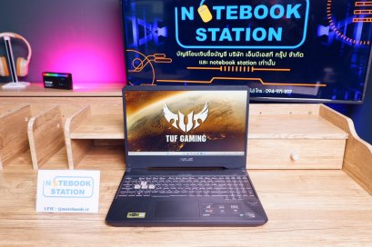 Asus TUF Gaming Ryzen7-3750H GTX1650(4GB) Ram16 SSD512 จอ15.6 144Hz สเปคเกมมิ่ง คีย์บอร์ดมีไฟRGB เครื่องพร้อมใช้งาน ขายถูกเพียง 11,990.-