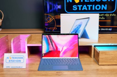 Microsoft Surface Pro 9 ทัสกรีนถอดจอได้ i5-1235U Ram8 256GB M.2 จอ13 นิ้ว IPS ภาพคมชัดมาก สเปคสูงทำงานเก่ง เครื่องสวยบางเบา อุปกรณ์ครบกล่อง ราคาเพียง 22,990.-เท่านั้น