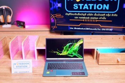 Acer Swift 3 บางเบาเพียง 1.19KG Ryzen5-5500U Ram8 SSD512 จอ14 FHD IPS สเปคดี คีย์บอร์ดไฟ ขายถูกมาก เพียง 4,500.- เครื่องพร้อมใช้งาน