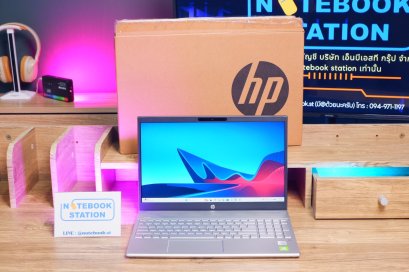 HP Pavilion 15 i5-1035G1 MX250(2GB) Ram8 ssd512 จอ15.6 FHD สเปคทำงาน คีย์บอร์ดไฟ พร้อมใช้งาน ขายเพียง 9,490 .-