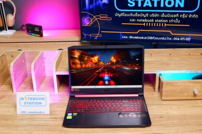 Acer Nitro 5 i5-9300H GTX-1050(3GB) Ram8 SSD512 จอ15.6 FHD สเปคเกมมิ่ง คีย์บอร์ดไฟสีแดง เครื่องพร้อมใช้งาน ขายเพียง 8,990.-