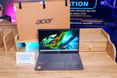 Acer Aspire 5 Ryzen7-7730U Ram16 SSD512 15.6 FHD IPS สเปคสูง ทำงานเก่ง ตัวเครื่องดีไซน์สวย บางเบา ราคาเพียง 12,990.- ครบกล่องมีประกันศูนย์