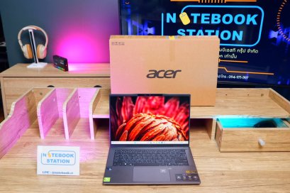 Acer Swift Go 14 AI รุ่นใหม่ Snapdragon X Plus Ram16 SSD512 จอ14.5นิ้ว WUXGA จอสวยคมชัด สเปคสูงทำงานเก่ง มีAI ดีไซน์เบาบาง อุปกรณ์ครบกล่องพร้อมประกันศูนย์ ราคาเพียง 18,990.- เท่านั้น