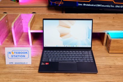 MSI Modern 14 Ryzen5-5500U Ram8 SSD512 จอ14 FHD IPS สเปคดีทำงานเก่ง คีย์บอร์ดมีไฟ เครื่องบางเบาเหมาะสำหรับพกพา ขายเพียง 9,490.-