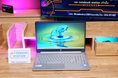 HP 15s i5-1155G7 Ram16 SSD512 จอ 15.6 FHD IPS ภาพสวยคมชัด สเปคดี ตัวเครื่องบางเบา ขายเพียง 9,999.-