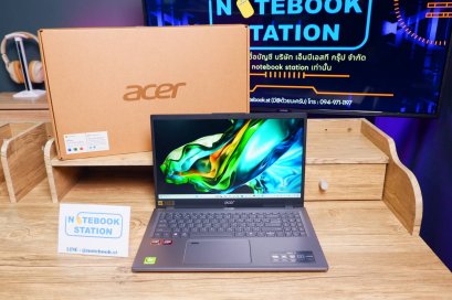 (ของใหม่)Acer Aspire 15 Ryzen5-8640HS Ram16 SSD512 15.6 FHD IPS สเปคสูง ทำงานเก่ง ตัวเครื่องดีไซน์สวย บางเบา ราคาเพียง 15,990.- ครบกล่องมีประกันศูนย์เกือบ2ปีเต็ม