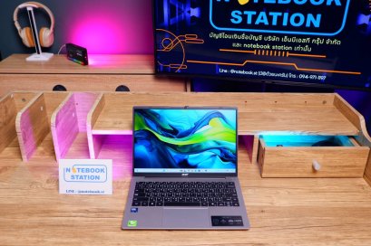 (ของใหม่)Acer Swift Lite 14 AIรุ่นใหม่ Intel Core Ultra 5 125U Ram16 SSD512 จอ14นิ้ว FullHD+ จอสวยคมชัด สเปคสูงทำงานเก่ง มีAIBoost ดีไซน์เบาบาง อุปกรณ์ครบกล่องพร้อมประกันศูนย์ ราคาเพียง 17,990.- เท่านั้น