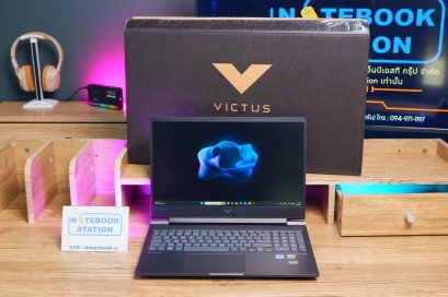 HP Victus Gaming 16 i5-14450HX RTX4050(6GB) Ram16 SSD512 จอใหญ่ 16.1 FHD 144Hz เกมมิ่งรุ่นใหม่ สเปคจัดเต็ม ครบกล่องพร้อมประกันศูนย์2027 ขายเพียง 28,900.-
