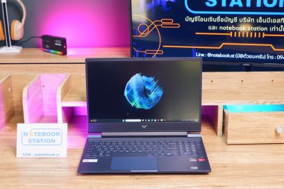 HP Victus Gaming 15 Ryzen5-5600H RX6500M(4GB) Ram8 SSD512 จอ15.6 144Hz สเปคเล่นเกมส์ ขายเพียง 14,900.-