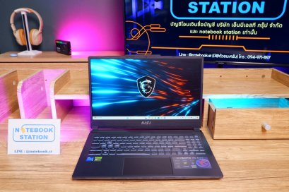 MSI Cyborg 15 i7-12650H RTX4060(8GB) Ram16 SSD512 จอ15.6 FHD 144Hz สเปคสูง น้ำหนักเบา เครื่องสวยมาก พร้อมประกันศูนย์2026 ขายเพียง 29,500.-