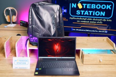 Acer Nitro V15 i5-13420H RTX-4050(6GB) RAM16 SSD512 จอ15.6 144Hz เกมมิ่งสเปคสูง ดีไซน์สวยเรียบหรูเครื่องมีประกันศูนย์ ขายเพียง 23,500.-พร้อมกระเป๋าเป้