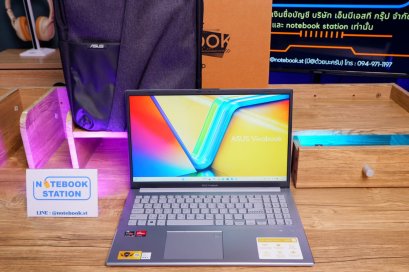 Asus Vivobook Go 15 Ryzen5-7520U Ram16 SSD512 จอ15.6 FHD IPS สเปคทำงานรุ่นใหม่ ดีไซน์เรียบสวย บางเบา ยกครบกล่องประกันศูนย์ยาว2027 ขายเพียง 10,900.-เท่านั้น