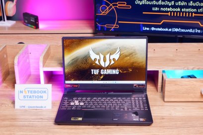Asus TUF Gaming A15 Ryzen7-4800H RTX-3050(4GB) Ram8 SSD512 จอ15.6 FHD 144Hz สเปคเกมมิ่ง คีย์บอร์ดไฟแบบRGB เครื่องพร้อมใช้งาน ขายถูกเพียง 9,999.-เท่านั้น