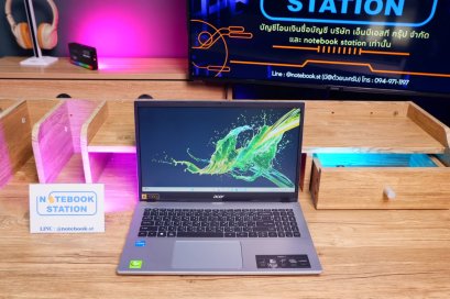 Acer Aspire 3 i3-1215U Ram8 SSD512 จอ15.6 FHD สเปคทำงานรุ่นใหม่ จอใหญ่มีแป้นตัวเลขแยก เครื่องพร้อมใช้งาน ขายถูกเพียง 6,990 .-เท่านั้น