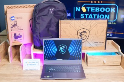 MSI THIN A15 Ryzen5-7535HS RTX3050(4GB) Ram16 SSD512GB จอ15.6 FHD 144Hz สเปคสูง ดีไซน์สวยหรู ขายเพียง 18,990.-เท่านั้น