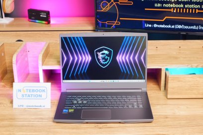 MSI THIN 15 i5-13420H RTX4050(6GB) Ram16 SSD512 จอ15.6 FHD 144Hz เกมมิ่งสเปคสูง น้ำหนักเบา เครื่องสวยมาก พร้อมประกันศูนย์ยาว2026 เพียง 21,990.-