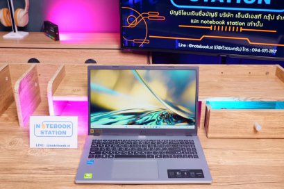 Acer Aspire Go 15 i3-N305 Ram8 SSD512 หน้าจอ15.6 FHD IPS ตัวเครื่องดีไซน์สวยดูทันสมัย สเปคดี ทำงานเก่ง เครื่องพร้อมใช้งาน ขายเพียง 8,490.- มีประกันศูนย์