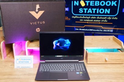 HP Victus Gaming 16 i5-13500HX RTX-4050(6GB) Ram16 SSD512 จอใหญ่ 16.1 FHD 165Hz เกมมิ่งสเปคสูง ดีไซน์เรียบสวย ยกครบกล่องพร้อมประกันศูนย์ ขายเพียง 27,990.-
