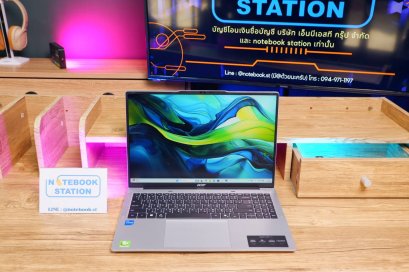 Acer Aspire Lite 16 รุ่นใหม่ i5-1334U Ram16 SSD512 จอ 16 นิ้ว FHD+ IPS จอสวย สเปคทำงาน ดีไซน์สวย ดูทันสมัย เครื่องพร้อมใช้งาน ประกันศูนย์ขายเพียง 12,900.-