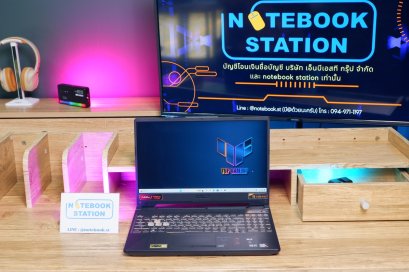 Asus TUF Gaming A15 Ryzen7-4800H RTX3050(4GB) Ram16 SSD512+SSD1TB จอ15.6 FHD 144Hz สเปคเกมมิ่ง คีย์บอร์ดไฟแบบRGB เครื่องพร้อมใช้งาน ขายถูกเพียง 16,990.-เท่านั้น