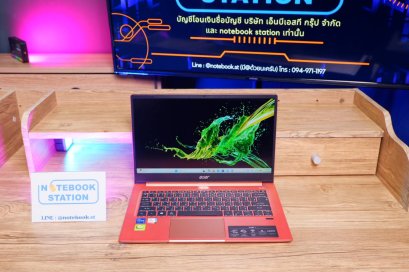 Acer Swift 3 i7-1165G7 Ram8 SSD512 จอ14 FHD สเปคดี คีย์บอร์ดไฟ บางเบาเพียง1.20KG เครื่องพร้อมใช้งาน ขายเพียง 9,999.-