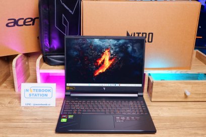 Acer Nitro V 16 Ryzen7-8845HS with Ryzen AI RTX3050(6GB) RAM16 SSD512 จอ16.0 WUXGA 165Hz สเปคเกมมิ่ง ดีไซน์เรียบหรู อุปกรณ์ครบกล่องพร้อมประกันศูนย์ยาวถึงปี2028 ขายเพียง 24,990 .-