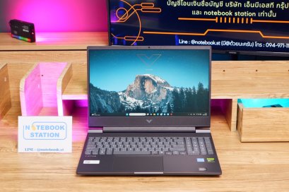 HP Victus Gaming 15 i5-13420H RTX3050(6GB) Ram16 SSD512GB จอ15.6 FHD 144Hz เกมมิ่งสเปคสูง ดีไซน์เรียบหรู เครื่องพร้อมใช้งาน ขายเพียง 20,990.- อุปกรณ์ครบกล่อง
